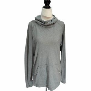 𝅺Bench Grey Long Sleeve T-shirt Top Athleisure W/Hood S
